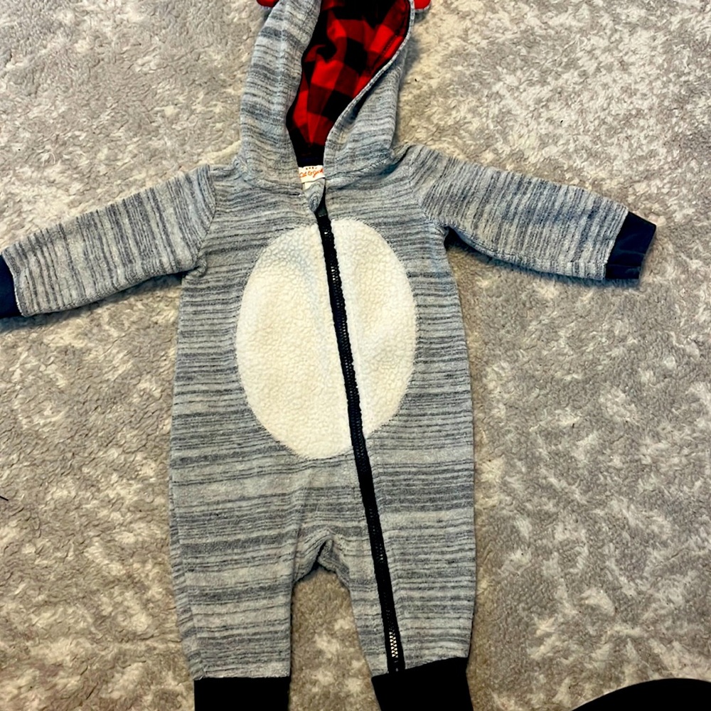Cat and Jack warm sweater onesie